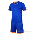 Groothandel blanco voetbal jersey aangepaste teamvoetbal slijtage